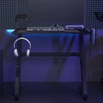 vidaXL Gamingbureau met ZZ-vormige poten 90x60x75 cm zwart, Verzenden
