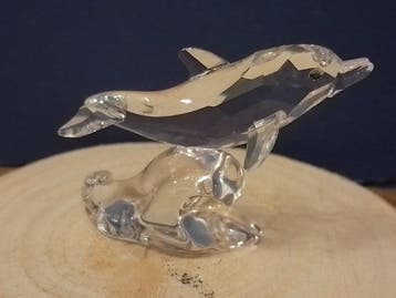 Swarovski - Beeldje - Dolphin baby - 678507 - Box - Kristal