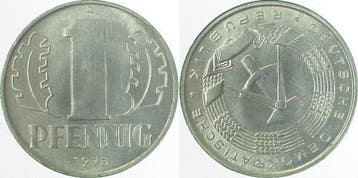 Duitsland Fehlpraegung 1 Pfennig 1973 A Ddr Stempeldrehun..., Verzenden, België