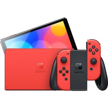 Nintendo Switch OLED Mario Edition (Nette Staat), Ophalen of Verzenden