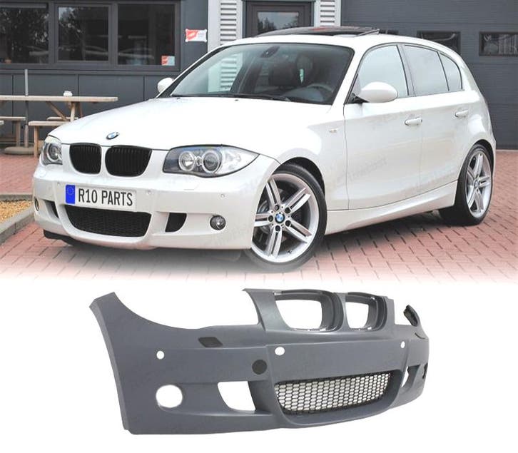 PARE CHOCS FRONTAL BMW SÉRIE 1 E81 E87 E82 E88 04-13 PDC SRA, Auto-onderdelen, Carrosserie, Verzenden