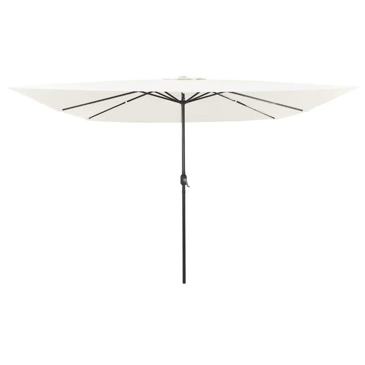 vidaXL Tuinparasol Zand 295 x 295 x 245 cm Polyester en, Tuin en Terras, Parasols, Nieuw, Verzenden