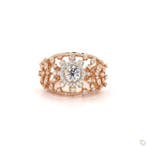 Ring - 14 karaat Roségoud - 2.03ct. tw. Diamant (Natuurlijk)