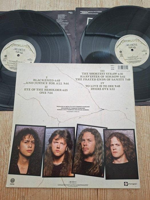 Metallica - ... And justice for all (original 1988 First, Cd's en Dvd's, Vinyl Singles