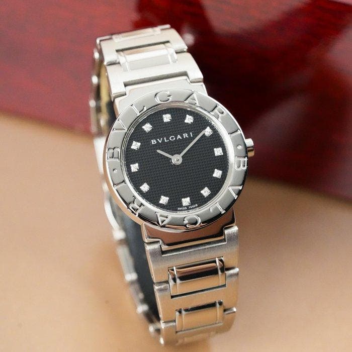 Bvlgari - Bulgari Bulgari Diamond Index - 101356 (sg.291) -, Handtassen en Accessoires, Horloges | Heren