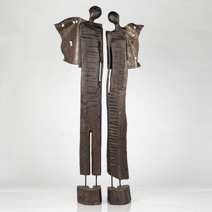 Karol Dusza (XX-XXI) - LARGE “ONLY TOGETHER WE WILL FLY” 2, Antiquités & Art, Art | Objets design