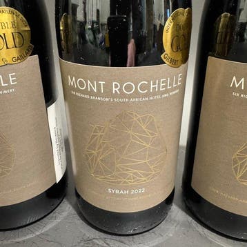 2022 Richard Branson, Virgin Group, Mont Rochelle, Syrah -, Collections