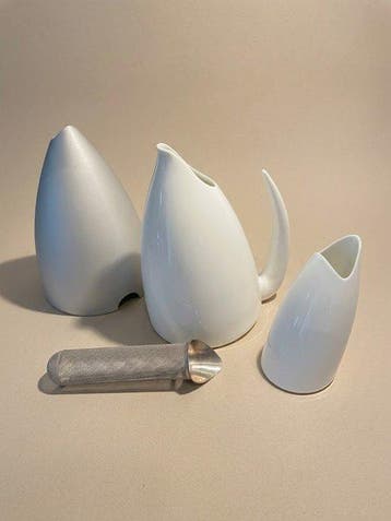 Alessi - Philippe Starck - Theepot (2) - Porselein - Theepot