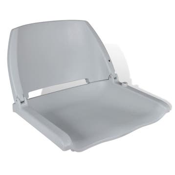 vidaXL Bootstoel zonder kussen inklapbaar 48x51x41 cm grijs, Verzenden, Nieuw
