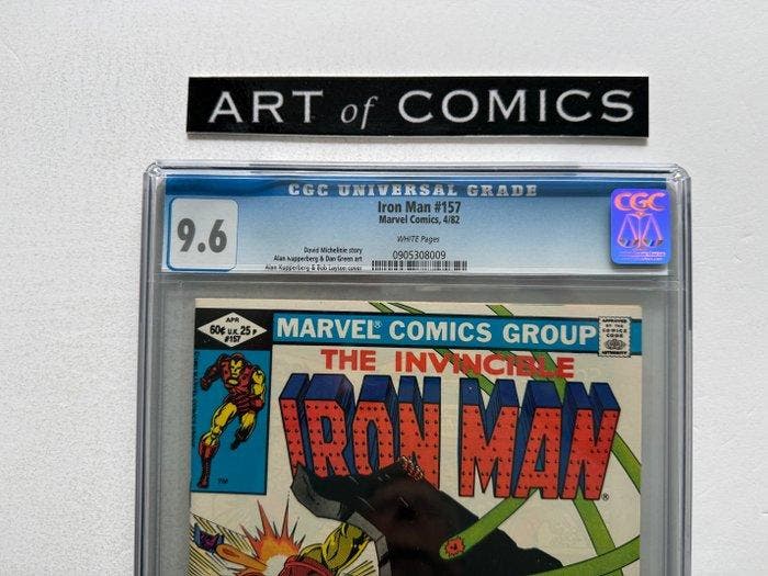 Iron Man #157 - CGC 9.6 - 1 Graded comic - Eerste druk -, Boeken, Strips | Comics