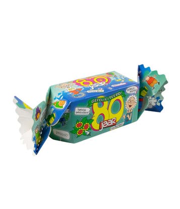 Geschenkdoosje 80 Jaar 26cm, Verzenden