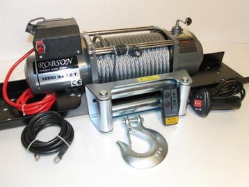 ROBSON 16800 lbs 7.6T 12V + accessoires en montageplaat, Ophalen of Verzenden, Nieuw