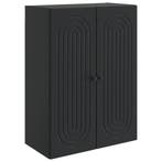vidaXL Wandkast Zwart 66 x 34,5 x 90 cm Bewerkt hout, Huis en Inrichting, Verzenden, Nieuw