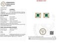 Oorbellen - 18 karaat Geel goud - 2.70ct. tw. Smaragd -, Nieuw