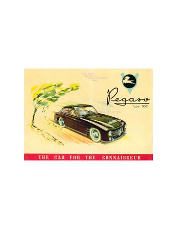 1952 PEGASO Z-102 BROCHURE ENGELS