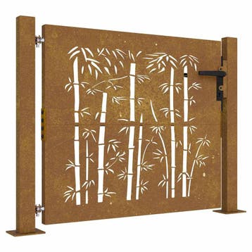 Poort 100x75 cortenstaal | Retour deal | 54% korting, Verzenden, Zo goed als nieuw, Minder dan 100 cm, Staal