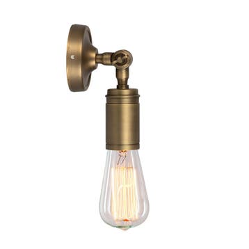Wandlampen Emeli wandlamp messing Binnenverlichting, Huis en Inrichting, Lampen | Wandlampen, Verzenden, Nieuw