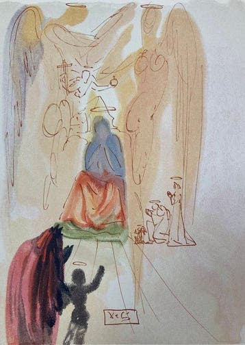 Salvador Dali (1904-1989) - The Garden of Christ - La Divine