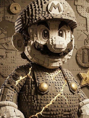 Yamila - XL - Mario y Sonic: Kintsugi en Bloques, Nieuw