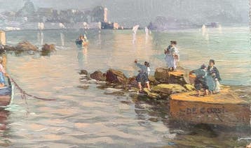 Nicolas De Corsi (1882-1956) - Golfo di Napoli