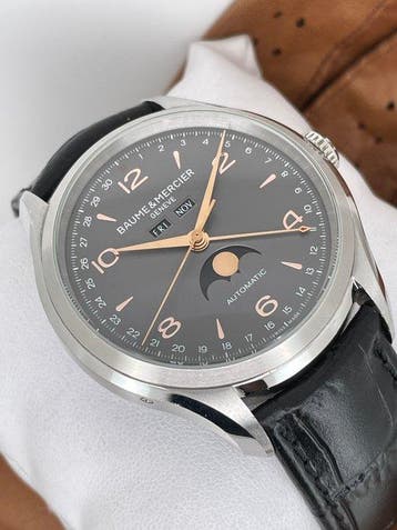 Baume & Mercier - Clifton Full Calendar Moonphase Automatic, Nieuw