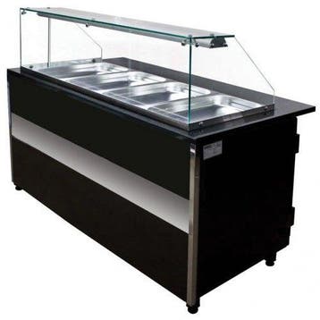 Saladette Gastroline, B250 x D80 x H125 cm, Stekkerklaar,