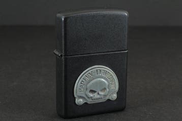 Zippo - 3D Harley-Davidson Skull Emblem - Zakaansteker -