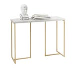 2dekans | SoBuy Bijzettafel - Hoogwaardig - Ijzeren Frame, Ophalen of Verzenden