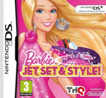 Barbie Jet, Set & Style (Buitenlands Doosje) (DS Games), Ophalen of Verzenden, Zo goed als nieuw