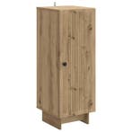 vidaXL Dressoir Artisanaal eiken 33 x 34,5 x 90 cm Bewerkt, Huis en Inrichting, Kasten | Dressoirs, Verzenden, Nieuw