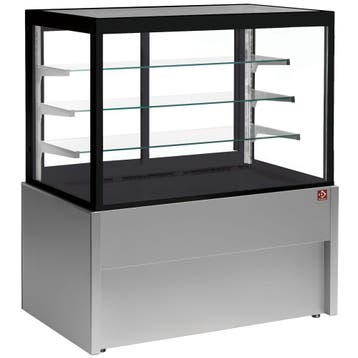 Koelvitrine | 550L | Zwart/Grijs | +2°C/+6°C | 4 Schappen |, Verzenden, Nieuw in verpakking