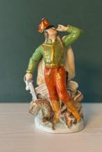 Herend - Beeldje - Remarkable Dragon Slayer - Porselein