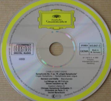 Camille Saint-Saëns, Chicago Symphony Orchestra, Orchestre D, Verzenden, Gebruikt