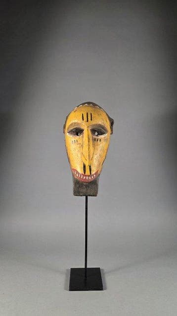 Houten masker - Bozo - Mali (Zonder minimumprijs)