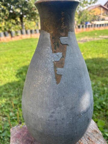 sculptuur, Fusion - 32 cm - Metaal