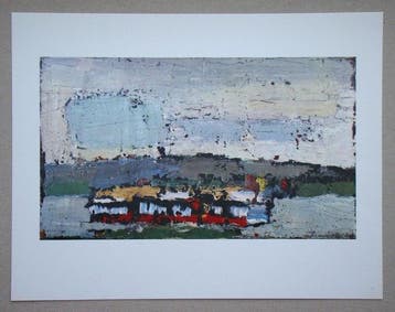 Nicolas de Staël (1904-1955) - Rosny, bateau sur la Seine