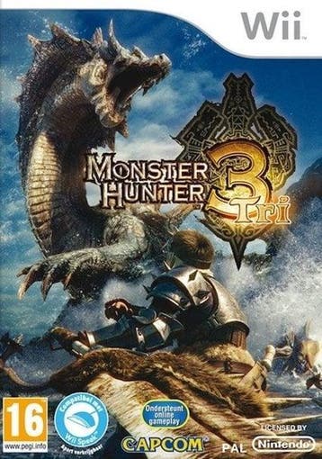 Monster Hunter 3 Tri (Wii Games), Ophalen of Verzenden, Zo goed als nieuw