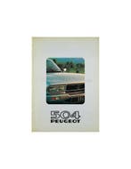 1980 PEUGEOT 504 BROCHURE NEDERLANDS, Nieuw
