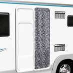 vidaXL Vliegengordijn 56x185 cm chenille bruin en beige, Verzenden, Nieuw