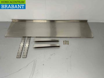 Étagère murale en acier inoxydable Basic-line 150 x 40 cm, Verzenden