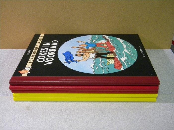 Kuifje 18- 22 - 5 Albums Facsimile - Herdruk - 2004/2013, Boeken, Stripverhalen