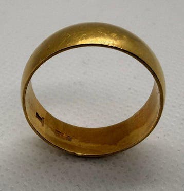 Trouwring - 23 kt. Geel goud - UDSSR Vintage