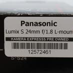 Panasonic Lumix S 24mm f/1.8 L-mount | Tweedehands, Audio, Tv en Foto, Fotocamera's Digitaal, Verzenden, Zo goed als nieuw