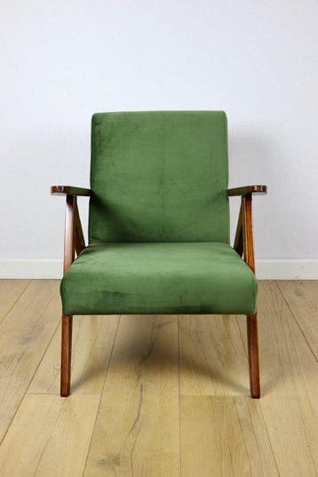 Lounge stoel - fauteuil - Beuken - Vintage stoel B-310 Var