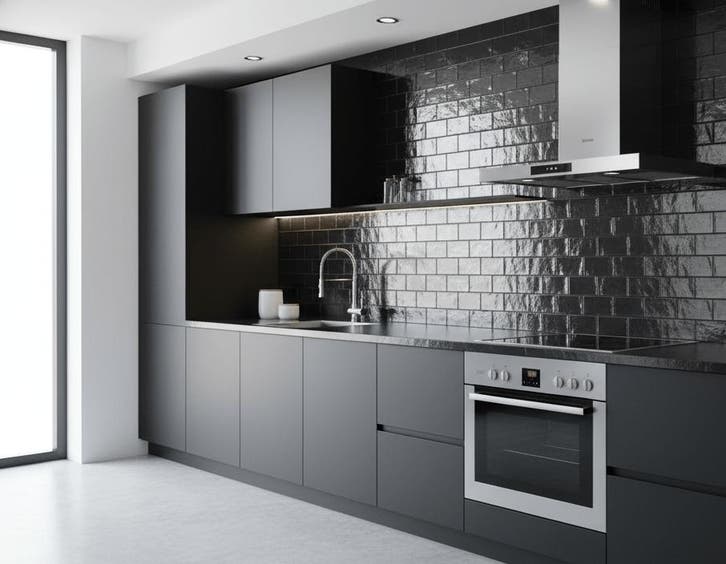 Wandtegel Equipe Trendy Handvorm Silver Zilver Glans 6,5x13, Bricolage & Construction, Dalles & Carrelages, Enlèvement ou Envoi