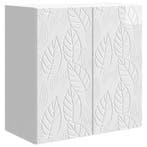 vidaXL Wandkast Hoogglans Wit 59 x 31 x 60 cm Bewerkt hout, Verzenden, Nieuw