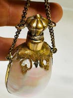 Parfumfles - Verguld messing