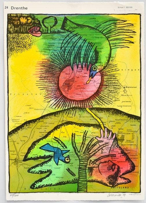 Corneille (1922-2010) - Drenthe, Antiek en Kunst, Antiek | Overige Antiek