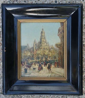Lucienne Carthenne (XIX) - Parijs - Place de la Trinite /