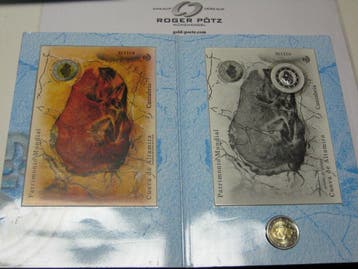 2 Euro Spanien Numisblatt der spanischen Post 2015 Altami..., Verzenden